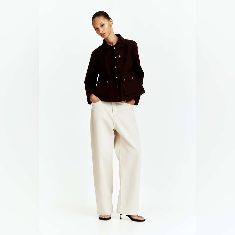 H&M Chocolate Brown Barn Jacket